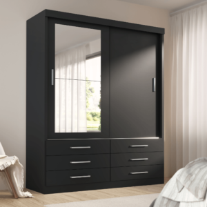 Guarda Roupa Capri 2 Portas C/ Espelho