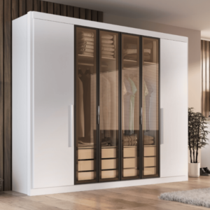 Guarda Roupa Valência Reflecta 6 Portas