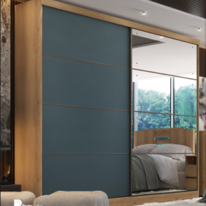 Guarda Roupa Rio Glass C/ Espelho