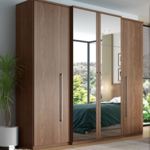 Guarda Roupa Canada Glass C/ Espelho