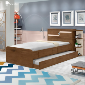 Cama Bau Bela C/ Auxiliar