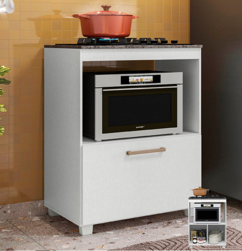 Balcão Cooktop Parma 4B / 5B