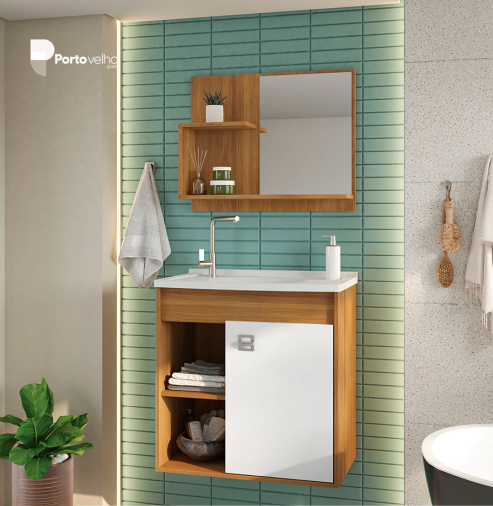 Gabinete para Banheiro Amara