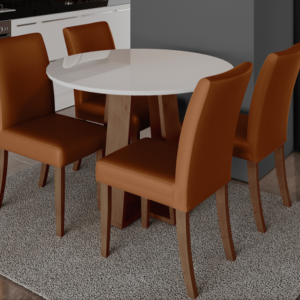 Mesa de Jantar Pérola 4C