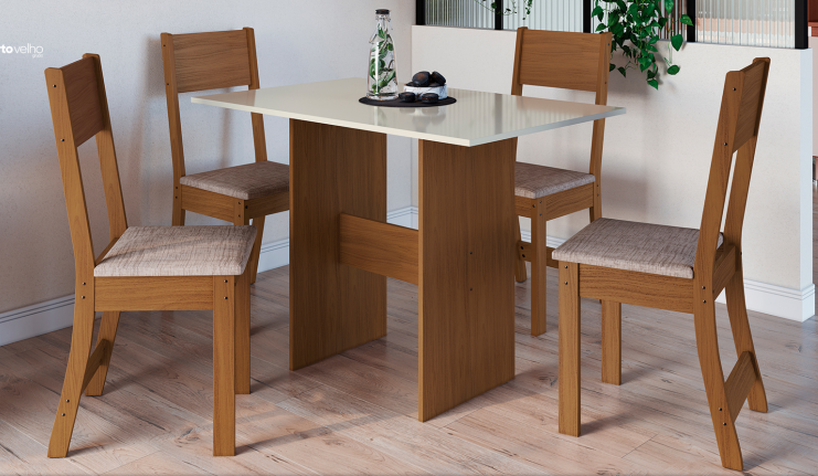 Mesa de Jantar Ariel 4C