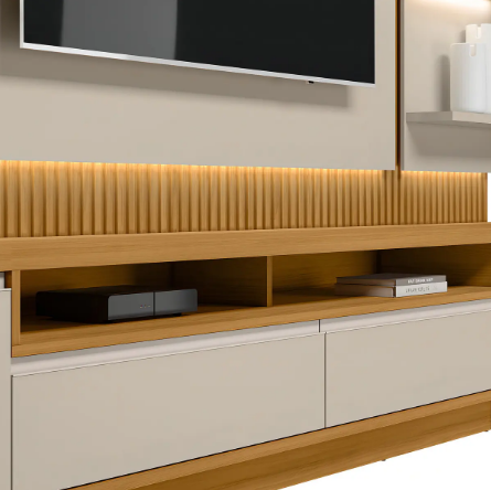 Conjunto Rack e Painel Malbec - Imagem 4