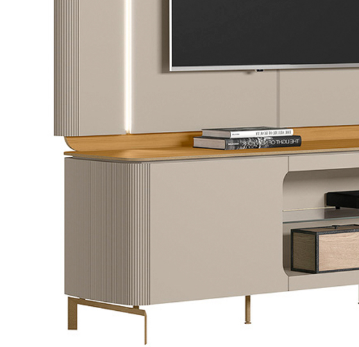 Conjunto Rack e Painel Selene 85º - Imagem 3