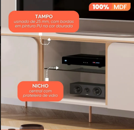 Conjunto Rack e Painel Vert - Imagem 5