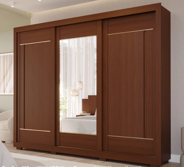 Guarda Roupa Sorrento C/ Espelho - Imagem 2