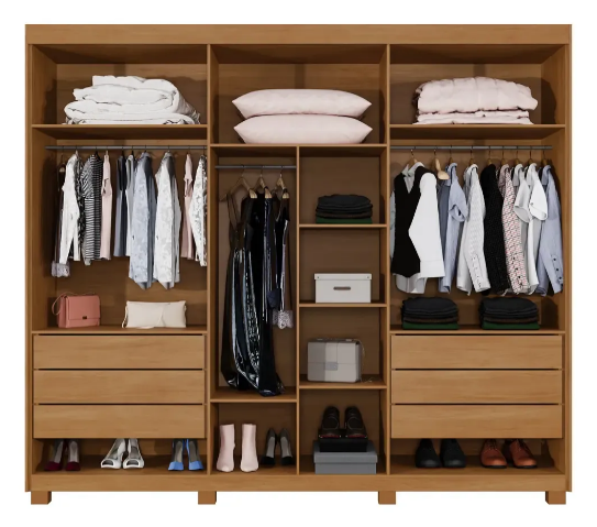 Guarda Roupa Vancouver 6P 6G - Imagem 3
